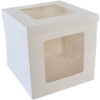 Tall Cake Box 21cm X 21cm X 21cm - CakeTools UAE - Cake Boxes - Full View