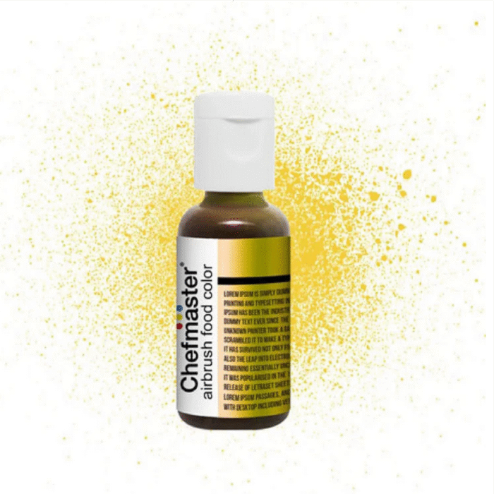 Chefmaster Metallic Gold  Airbrush Color 0.67 oz. - Chefmaster - Food Colors - Product Detail