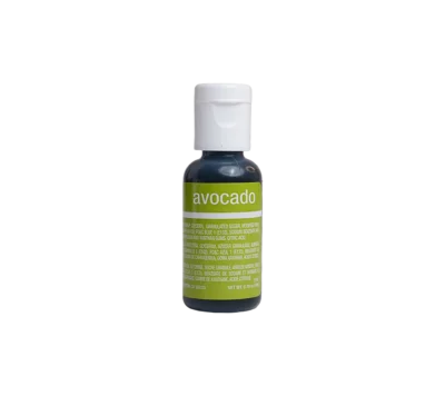 Chefmaster Avocado Liqua-Gel Food Coloring 20g - Chefmaster - Water Based Food Coloring - Showing Size