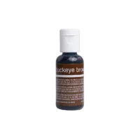 Chefmaster Buckeye Brown Liqua-Gel Food Coloring 20g - Chefmaster - Water Based Food Coloring - Full View