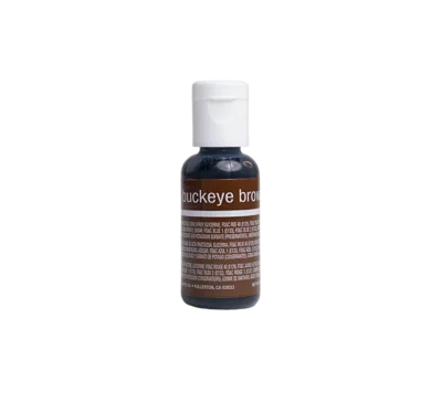 Chefmaster Buckeye Brown Liqua-Gel Food Coloring 20g - Chefmaster - Water Based Food Coloring - Full View