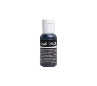 Chefmaster Coal Black Liqua-Gel Food Coloring 20g - Chefmaster - Water Based Food Coloring - Close-up View