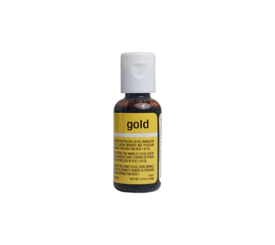 Chefmaster Gold Liqua-Gel Food Coloring 20g - Chefmaster - Water Based Food Coloring - Product Detail