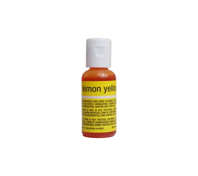 Chefmaster Lemon Yellow Liqua-Gel Food Coloring 20g - Chefmaster - Water Based Food Coloring - Product Detail