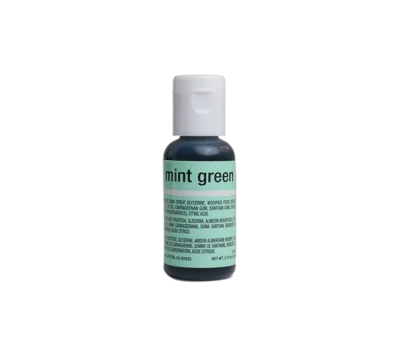 Chefmaster Mint Green Liqua-Gel Food Coloring 20g - Chefmaster - Water Based Food Coloring - Close-up View