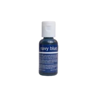 Chefmaster Navy Blue Liqua-Gel Food Coloring 20g - Chefmaster - Water Based Food Coloring - Close-up View