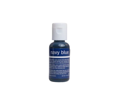 Chefmaster Navy Blue Liqua-Gel Food Coloring 20g - Chefmaster - Water Based Food Coloring - Close-up View