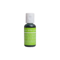 Chefmaster Neon Brite Green Liqua-Gel Food Coloring 20g - Chefmaster - Water Based Food Coloring - Showing Size