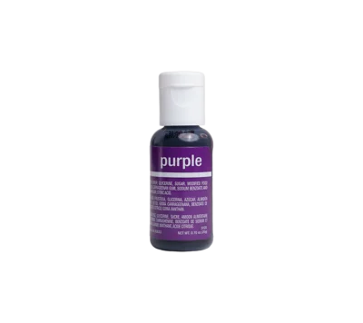 Chefmaster Purple Liqua-Gel Food Coloring 20g - Chefmaster - Water Based Food Coloring - Full View