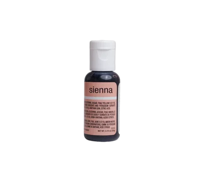 Chefmaster Sienna Liqua-Gel Food Coloring 20g - Chefmaster - Water Based Food Coloring - Product Detail