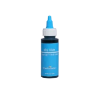 Chefmaster Sky Blue Liqua-Gel Liquid Food Coloring 65g - Chefmaster - Water Based Food Coloring - On Display