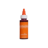 Chefmaster Sunset Orange Liqua-Gel® Liquid Food Coloring 65g - Chefmaster - Water Based Food Coloring - Full View