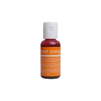 Chefmaster Sunset Orange Liqua-Gel Food Coloring 20g - Chefmaster - Water Based Food Coloring - Full View