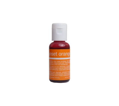 Chefmaster Sunset Orange Liqua-Gel Food Coloring 20g - Chefmaster - Water Based Food Coloring - Full View