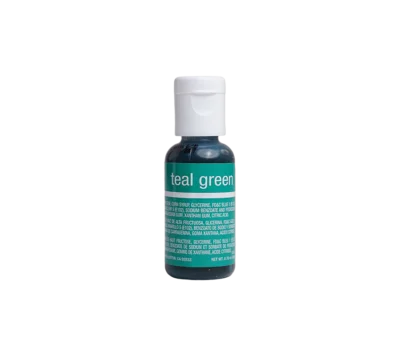 Chefmaster Teal Green Liqua-Gel Coloring 20g - Chefmaster - Water Based Food Coloring - Close-up View