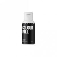 Colour Mill Black – Oil Based Food Colouring 20ml - Colour Mill - Oil Based Food Coloring-Candy Colors - Close-up View