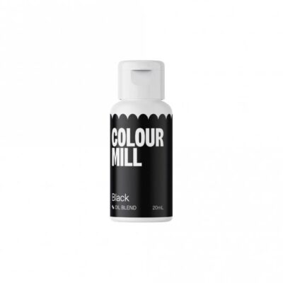 Colour Mill Black – Oil Based Food Colouring 20ml - Colour Mill - Oil Based Food Coloring-Candy Colors - Close-up View