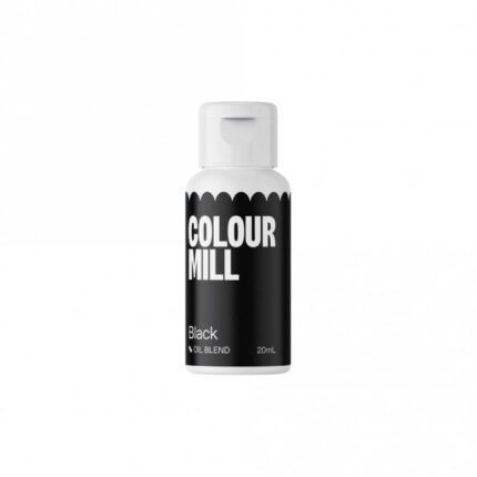 Colour Mill Black – Oil Based Food Colouring 20ml - Colour Mill - Oil Based Food Coloring-Candy Colors - Close-up View