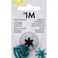 Wilton Open Star Decorating Tip #1M - Wilton - Piping Nozzles - Showing Size
