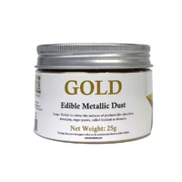 BlueBaker Edible Metallic Dust Gold 25g - BlueBaker - Edible Dust Powders - Close-up View