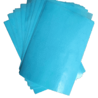 EPS A4 Blue Coloured Wafer Paper 0.3mm 12 Sheets - EPS - Edible Printing Supplies - Close-up View