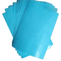 EPS A4 Blue Coloured Wafer Paper 0.3mm 12 Sheets - EPS - Edible Printing Supplies - Close-up View