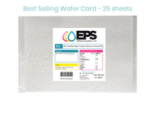 EPS A4 Premium Wafer Paper (Card) 0.65mm 25 sheets - EPS - Edible Printing Supplies - On Display
