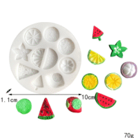 Fruit Sliced Fondant Silicone Mould - CakeTools UAE - Silicone Moulds - On Display