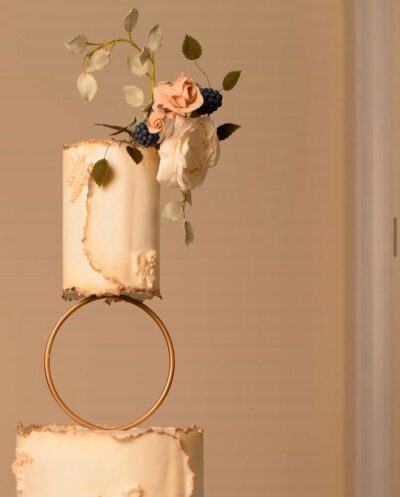 Hoop Gold Metal tier Cake Separator Stand 10x15cm - Cake Tools - Cake Stands - On Display