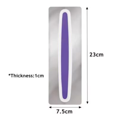Stainless Steel Cake Scraper - Cake Tools - Cake Decorating Tools - Full View