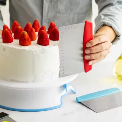 Stainless Steel Pastry Cutter & Smoother - Cake Decorating Supplies in Dubai, UAE