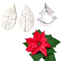 5 Pcs Set Poinsettia Veiner Mould & Cutter - Cake Tools - Cookie Cutters - Product Detail