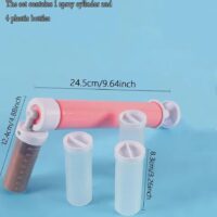 5-Piece Manual Spray Guns Cake Coloring Duster Set - Cake Tools - Cake Decorating Tools - Close-up View