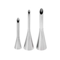 Pastry Filling Nozzles 3Pcs Set - Cake Tools - Piping Nozzles - Full View