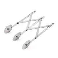 3-Wheel Stainless Steel Adjustable Roller Cutter - Cake Tools - Cake Decorating Tools - On Display