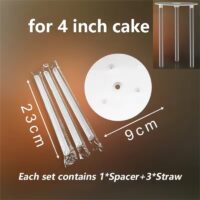Tiered Cake Support Dowels & Gaskets 9 CM - Cake Tools - Cake Decorating Tools - Product Detail