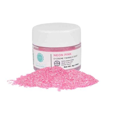 O’Creme Twinkle Dust, 4 gr. – Neon Pink - Roxy & Rich - Cake Decorating Tools - Product Detail
