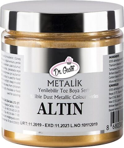 Dr. Gusto Edible Metallic Dust Gold 25g - DR Gusto - Cake Decorating Tools - Product Detail