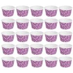 50 Pcs Set Purple Paper Cupcake Baking Liner - Cake Tools - Cupcake Supplies - On Display