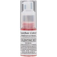 SUGARFLAIR Powder Puff Dust Spray – Valentine Red 10g - SUGARFLAIR - Edible Dust Powders - Close-up View