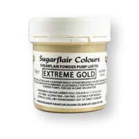 SUGARFLAIR Edible Glitter Dust Extreme Gold 25g - SUGARFLAIR - Edible Dust Powders - Close-up View
