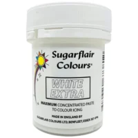 Sugarflair White Extra Paste Colouring 42g - SUGARFLAIR - Water Based Food Coloring - On Display
