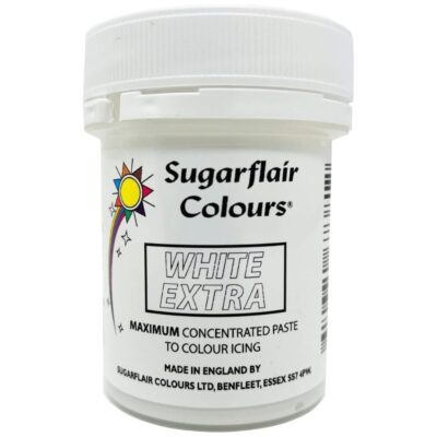 Sugarflair White Extra Paste Colouring 42g - SUGARFLAIR - Water Based Food Coloring - On Display