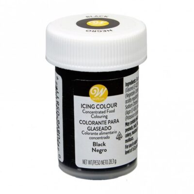 Wilton Black Icing Colouring 28g - Wilton - Water Based Food Coloring - On Display