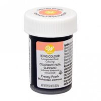 Wilton Creamy Peach Icing Colouring 28g - Wilton - Water Based Food Coloring - Close-up View
