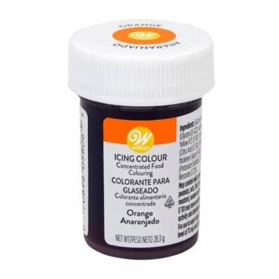 Wilton Orange Icing Colouring 28g - Wilton - Water Based Food Coloring - On Display