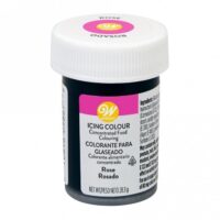 Wilton Rose Icing Colouring 28g - Wilton - Water Based Food Coloring - Showing Size