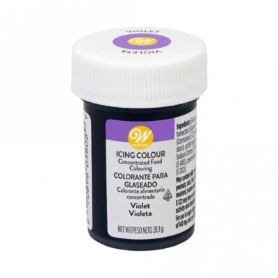 Wilton Violet Icing Colouring 28g - Wilton - Water Based Food Coloring - Close-up View