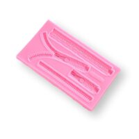 Zipper Fondant Silicone Mould 1 - Cake Tools - Silicone Moulds - Showing Size