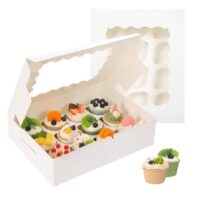 12 holes cupcake box